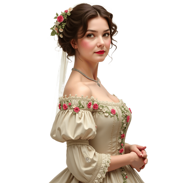 Free transparent PNG: Victorian Woman Portrait  Elegant Clipart, free downloadable png