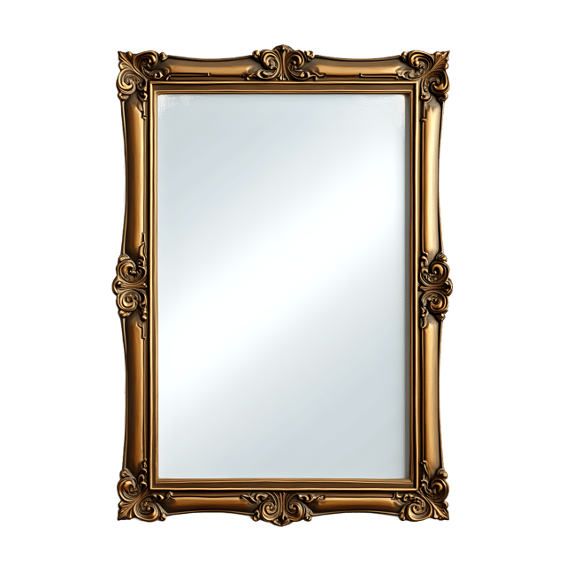 Free transparent PNG: Antique Mirror PNG  Timeless Decor for Home  Design Projects