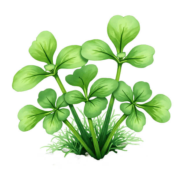 Free transparent PNG: Watercress PNG Clipart  Ideal for Nature, Herb, and Kitchen Designs