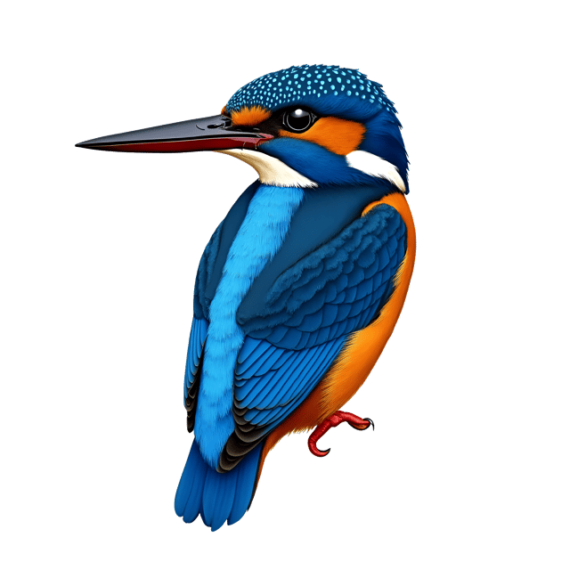 Free transparent PNG: Lapis Lazuli Kingfisher Clipart Illustration with Ultramarine Plumage and Sharp Beak