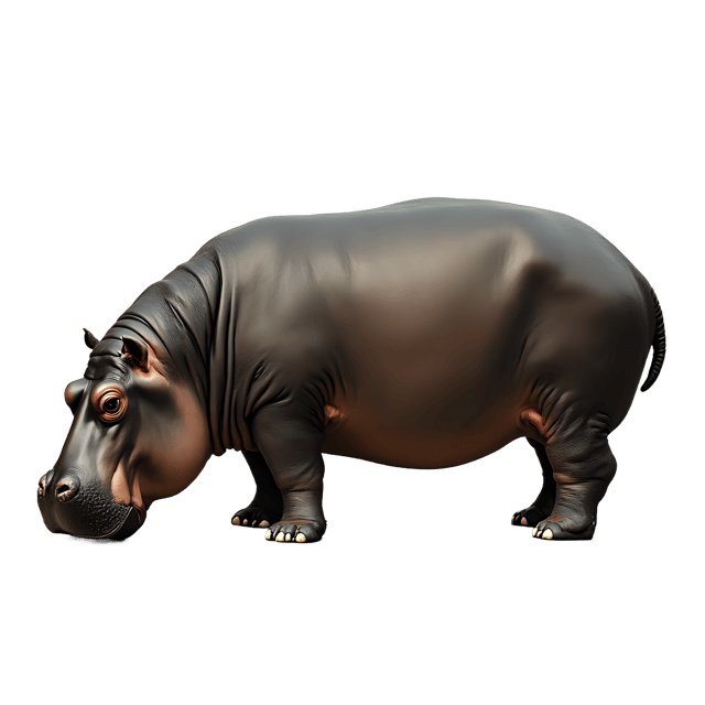Free transparent PNG: Hippopotamus PNG Clipart  Ideal for African Wildlife Projects  Educational Materials
