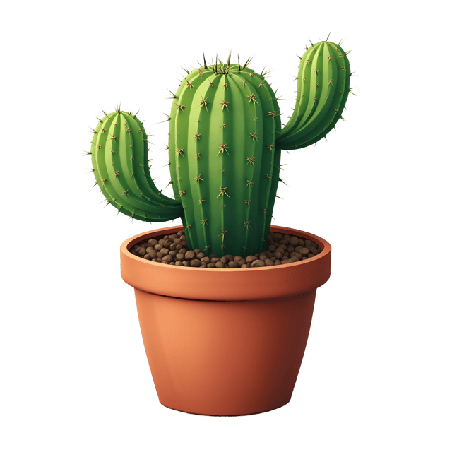 Free transparent PNG: Cactus in Pot  Desert Plant Clipart, free transparent png download