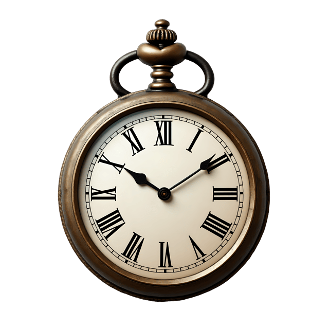 Free transparent PNG: Victorian Pocket Watch PNG Clipart  Perfect for Historical Design and Nostalgic Crafts