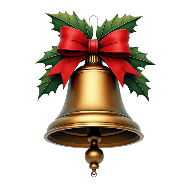 Free transparent PNG: Christmas Bell PNG Clipart  Perfect for Holiday Decor  Crafting