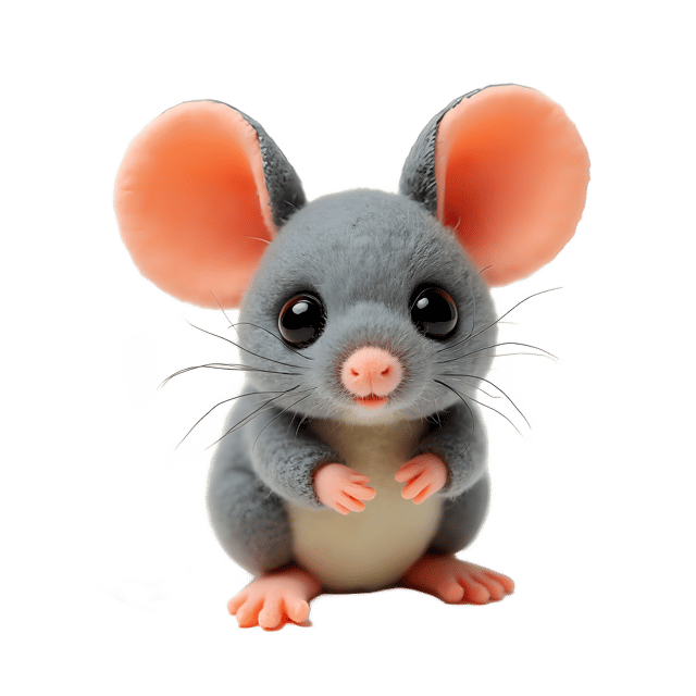 Free transparent PNG: Felted Mouse PNG with Transparent Background for Art and Craft Projects