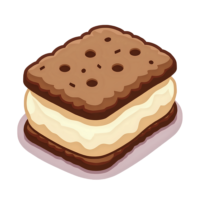 Free transparent PNG: Ice Cream Sandwich  Dessert Clipart, free downloadable png