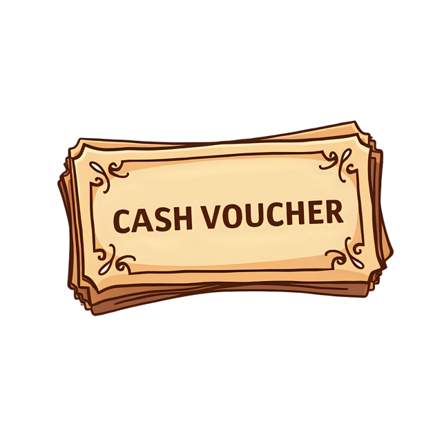 Free transparent PNG: Vintage Ephemera Cash Voucher  Retro Design Clipart, free downloadable png