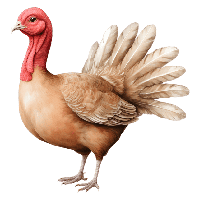 Free transparent PNG: Turkey Bird PNG with Transparent Background for Clean and Modern Design