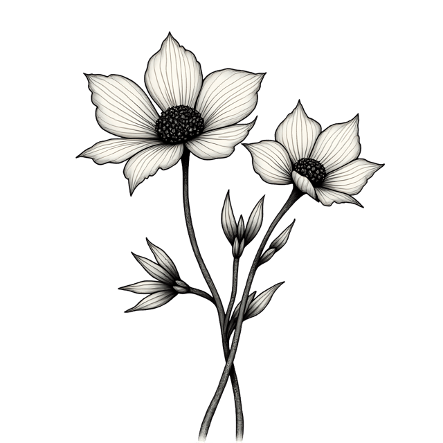 Free transparent PNG: Antique Flower Bunch  Muted Petals Clipart, free download png