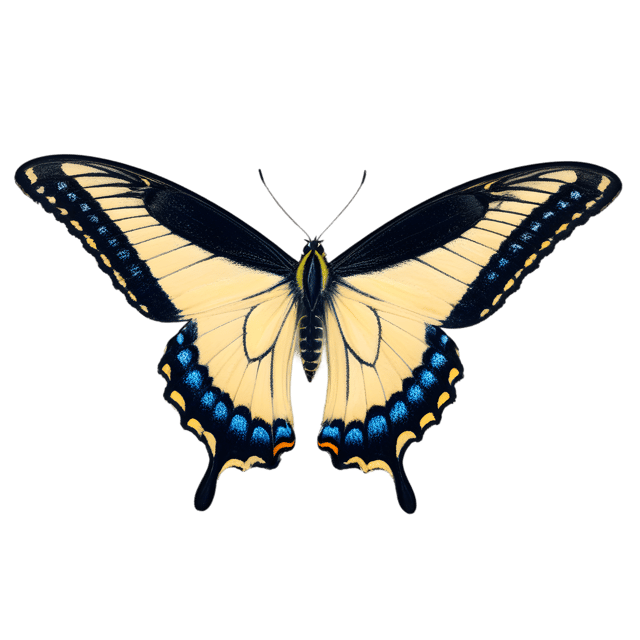 Free transparent PNG: Transparent Background Swallowtail Butterfly PNG Image for Nature and Artistic Creations