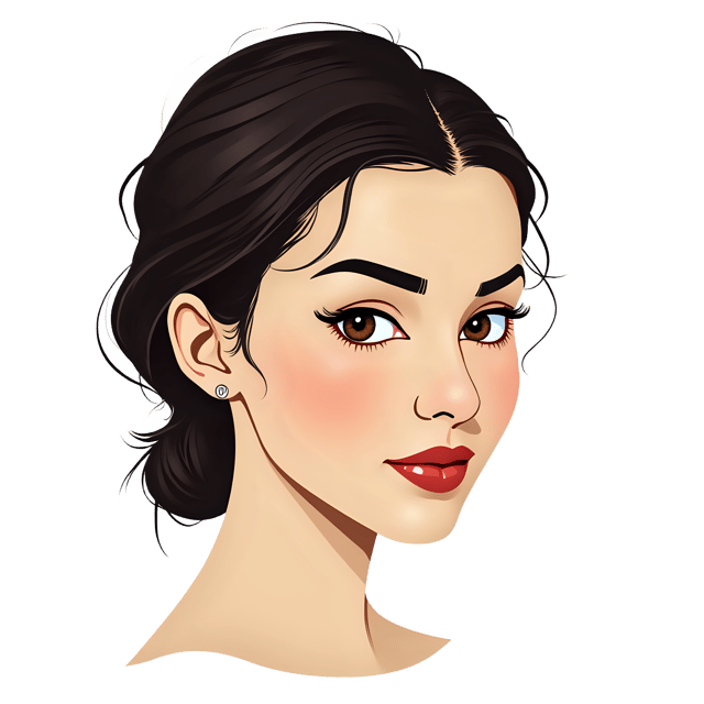 Free transparent PNG: Pensive Woman PNG  Thoughtful Portrait for Artistic Creations  Decor