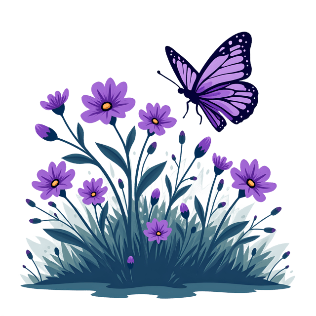 Free transparent PNG: Butterfly Bush  Purple Flowering Plant Clipart, free png download