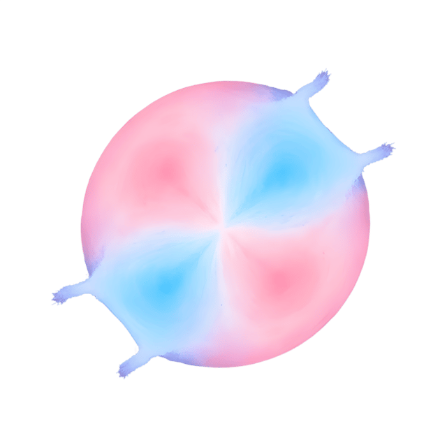 Free transparent PNG: Abstract Dance of Ethereal Gradients PNG Artwork