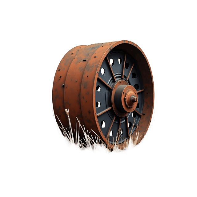 Free transparent PNG: Rusty Metal Wheel  Farm Clipart, free transparent png download