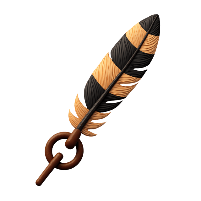 Free transparent PNG: Striped Bird Feather Over Rusted Chain  Unique Art PNG, Free Download