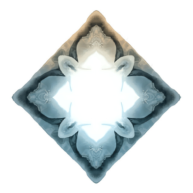 Free transparent PNG: Chic Asymmetrical Shape with Mirrored Surfaces PNG for Modern Decor and Design