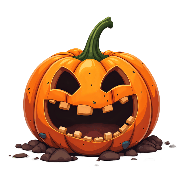 Free transparent PNG: Rotten Pumpkin  Halloween Clipart, free transparent png download