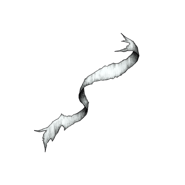 Free transparent PNG: Thin Single Ribbon  Crumpled Look Clipart, free transparent png download