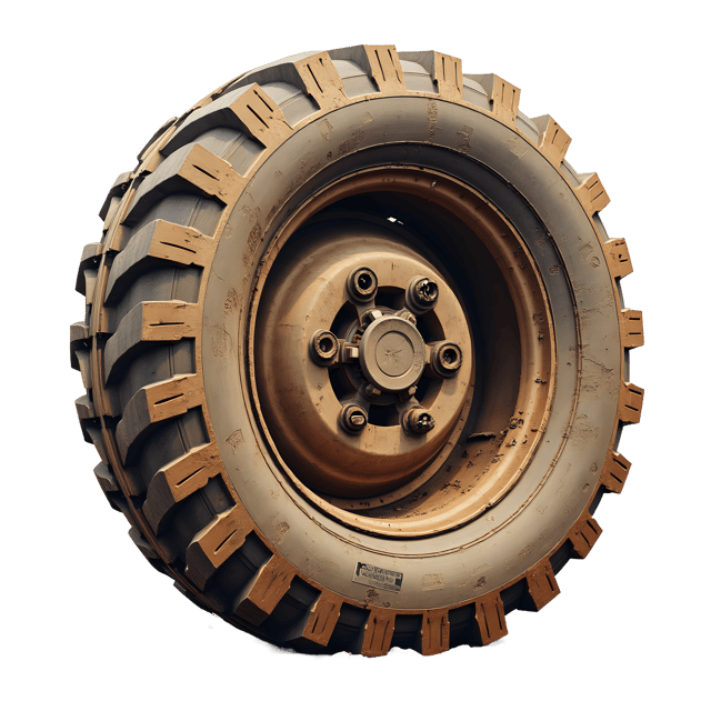 Free transparent PNG: Muddy Truck Wheel with Dried Cracks  Free PNG Download for Projects