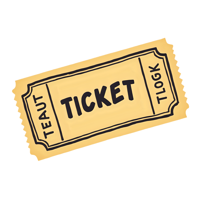 Free transparent PNG: Ticket Stub Strip  Event Branding Clipart, free downloadable png