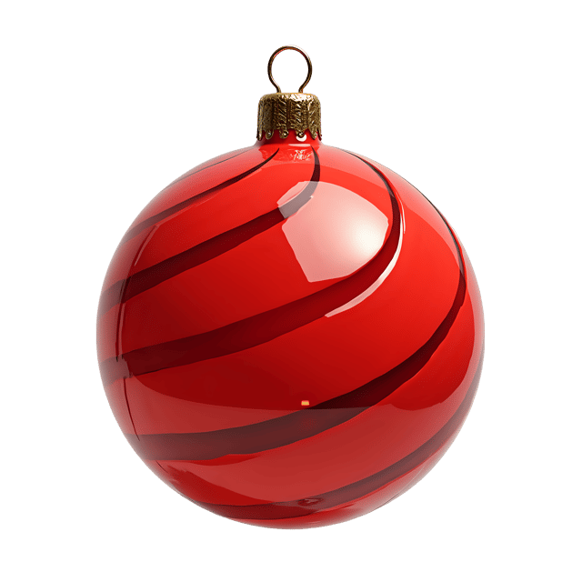 Free transparent PNG: Red Glass Ornament with Vintage Twist  Free Downloadable PNG Clipart