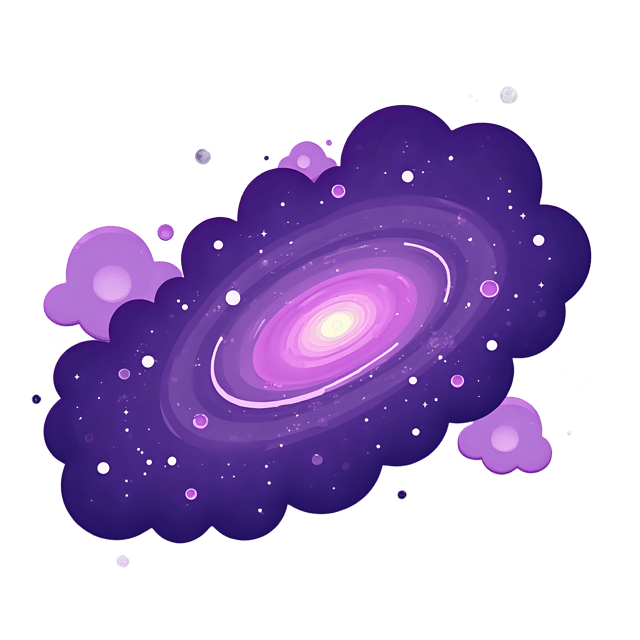 Free transparent PNG: Milky Way Band  Purple Tone Space Art, free downloadable png
