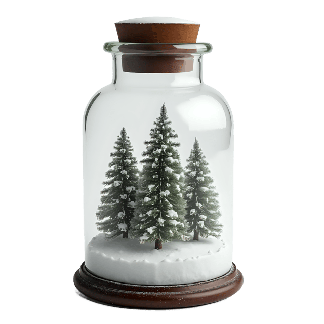 Free transparent PNG: Snow Scene in a Bottle PNG Clipart  Perfect for Winter Crafts  Decor
