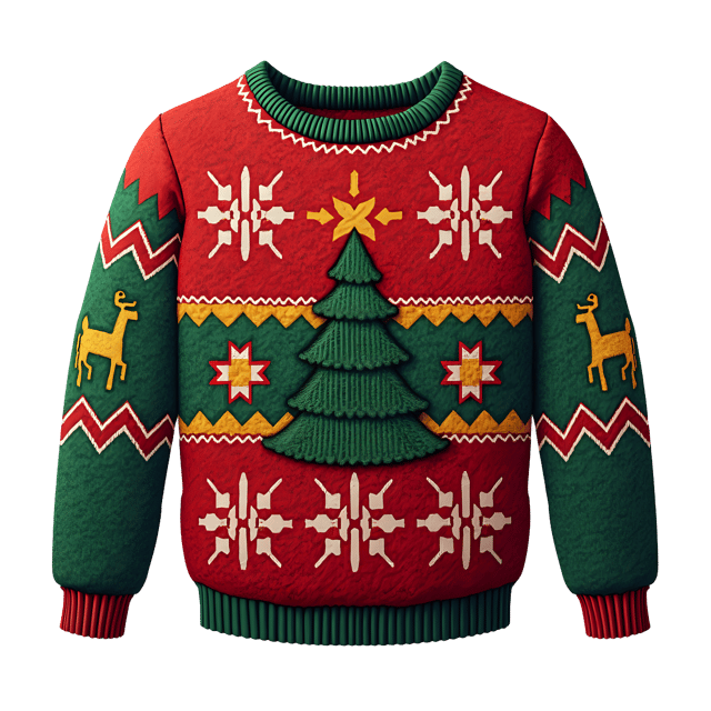 Free transparent PNG: Knitted Christmas Sweater PNG Clipart  Perfect for Holiday Crafts  Designs