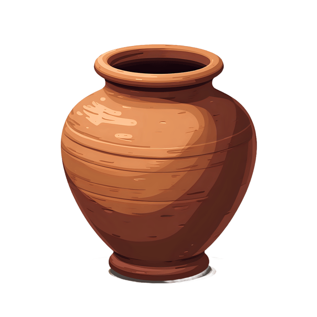 Free transparent PNG: Rustic Clay Urn PNG Clipart  Perfect for Home Decor  Ceramics