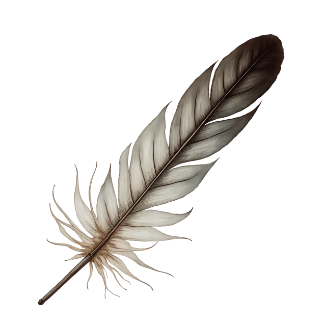 Free transparent PNG: Delicate Feather Tip Caught on Lace  Elegant Clipart, free download png