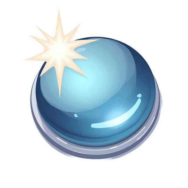 Free transparent PNG: Glass Button with Gemstone Sparkle  Free PNG Download