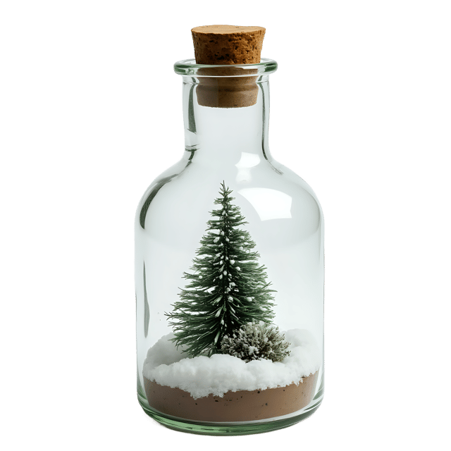 Free transparent PNG: Snow Scene in a Bottle PNG Clipart  Ideal for Winter Crafts  Decor