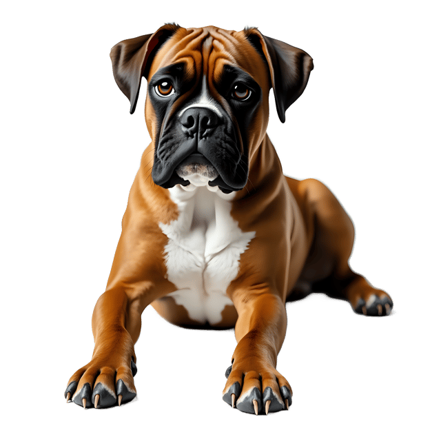 Free transparent PNG: Boxer Dog PNG Clipart  Ideal for Pet Projects  Animal Lovers