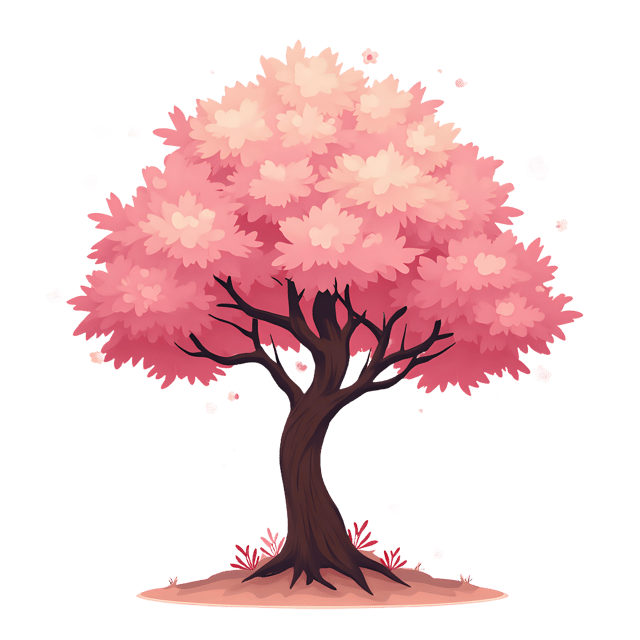 Free transparent PNG: Blooming Tree Cameo  Nature Clipart, free transparent png download