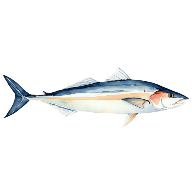 Free transparent PNG: Amberjack Fish Watercolor Illustration – Transparent PNG Clipart
