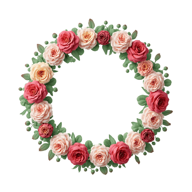 Free transparent PNG: Victorian Floral Garland Decoration  Free PNG Download for Crafting