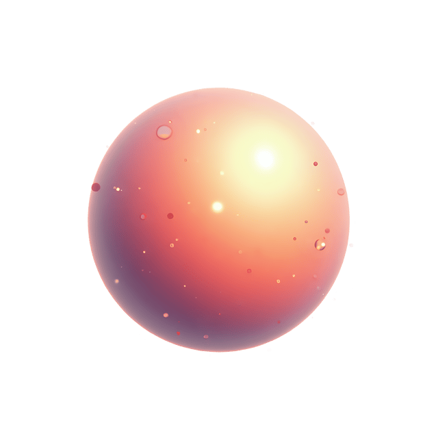 Free transparent PNG: Luminous 3D Orb with Floating Particles and Ethereal Light Trails - Transparent PNG Background