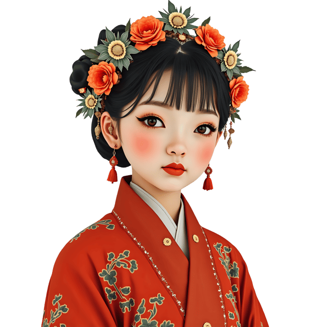 Free transparent PNG: Cultural Attire Portrait PNG Clipart  Perfect for Global Fashion  Art Projects