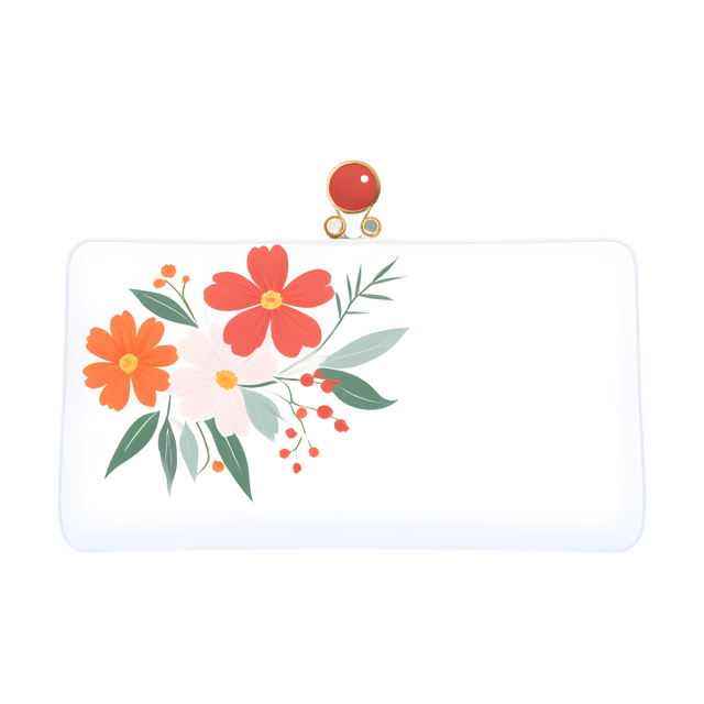 Free transparent PNG: Floral Clutch Transparent PNG Design for Elegant Events and Decor