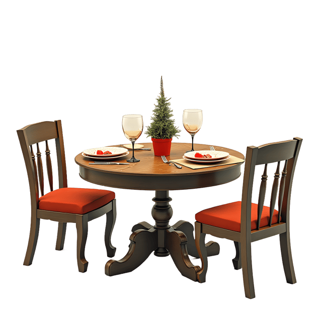 Free transparent PNG: Holiday Table PNG Clipart  Perfect for Festive Decor  Design Projects