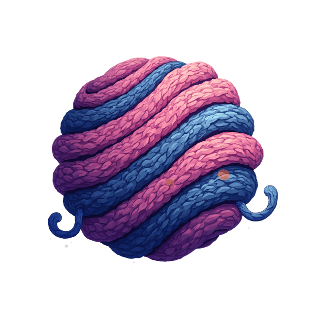 Free transparent PNG: Knit Galaxy Swirling Yarn Patterns PNG with Transparent Background
