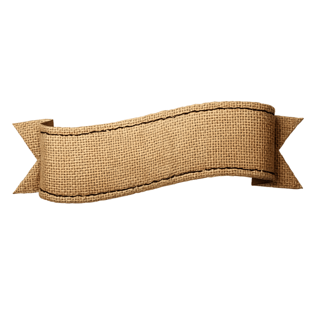 Free transparent PNG: Burlap Ribbon  Handmade Craft Clipart, free downloadable png