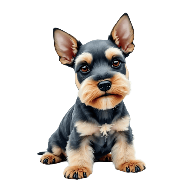 Free transparent PNG: Miniature Schnauzer PNG Download  Cute Dog Clipart for Pets  Designs