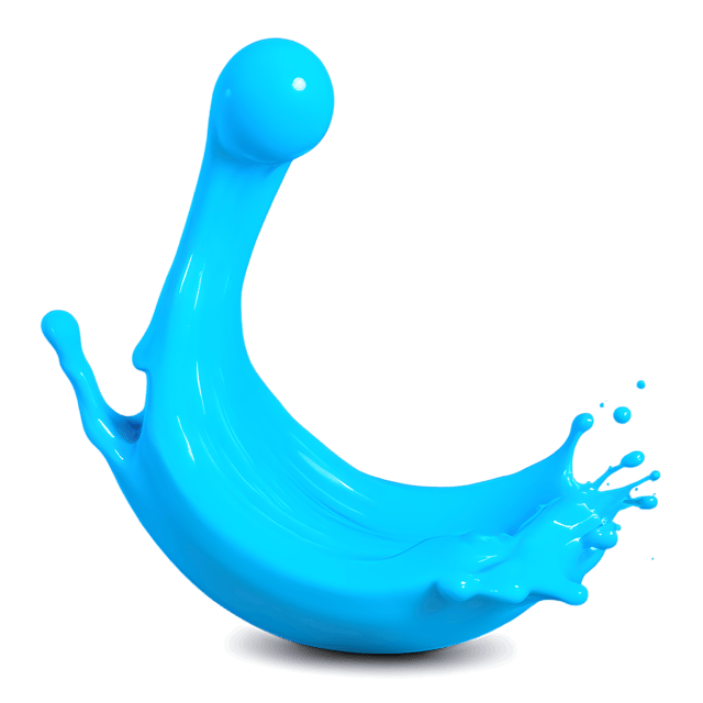 Free transparent PNG: Turquoise Color Splash PNG with Transparent Background for Design Projects