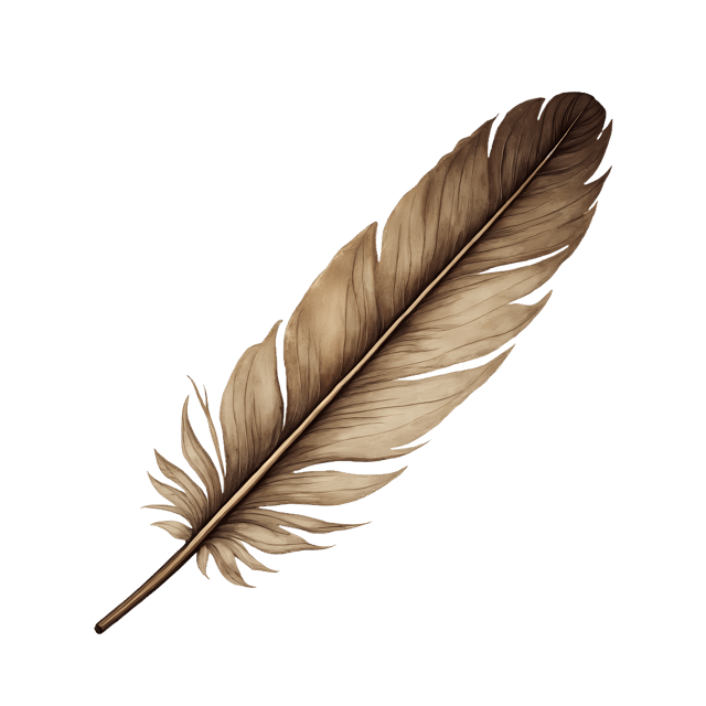 Free transparent PNG: Curved Flight Feather Against Vintage Paper  Free Downloadable PNG Clipart