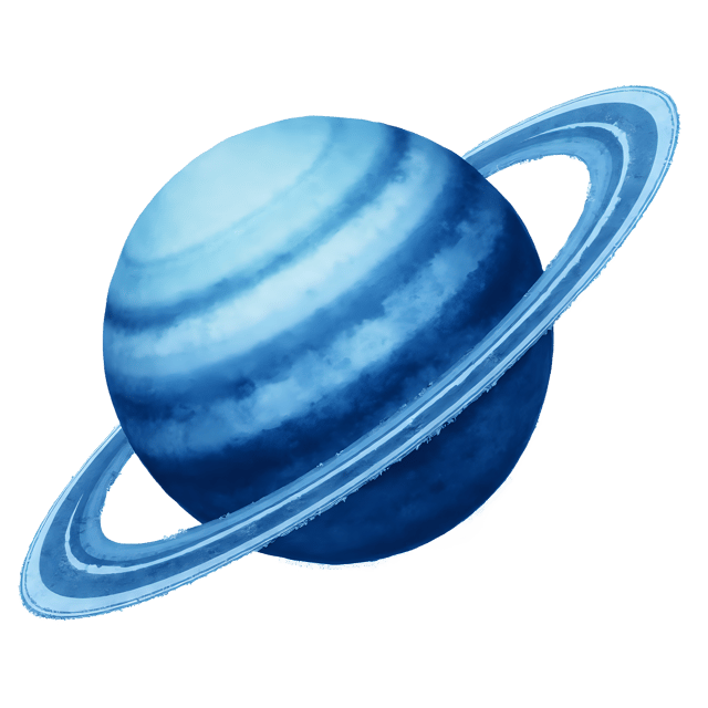 Free transparent PNG: Blue Gas Giant  Space Clipart, free transparent png download