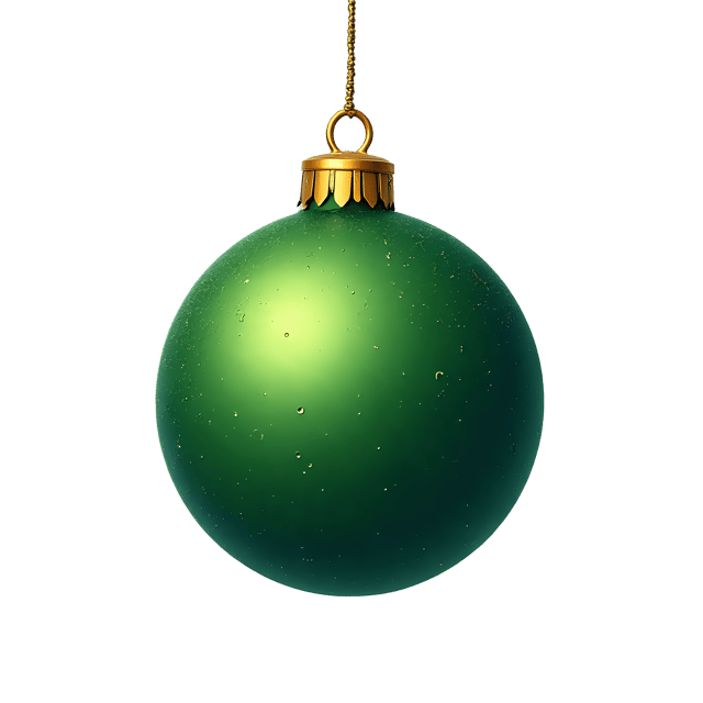 Free transparent PNG: Green Shiny Ornament  Christmas Clipart, free transparent png download