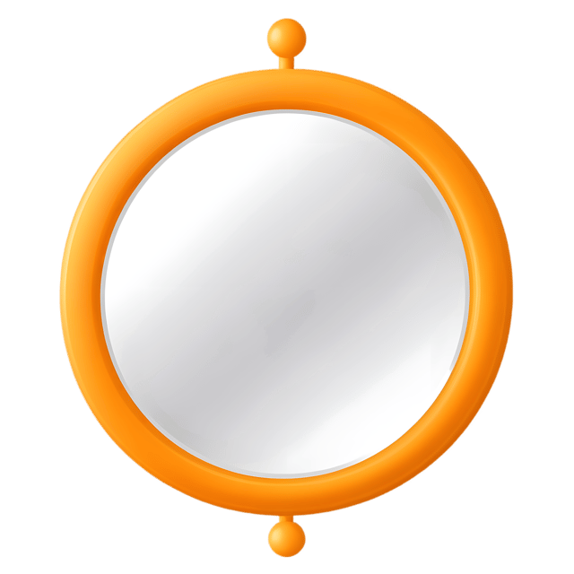Free transparent PNG: Round Mirror PNG with Transparent Background for Modern Decor and Art