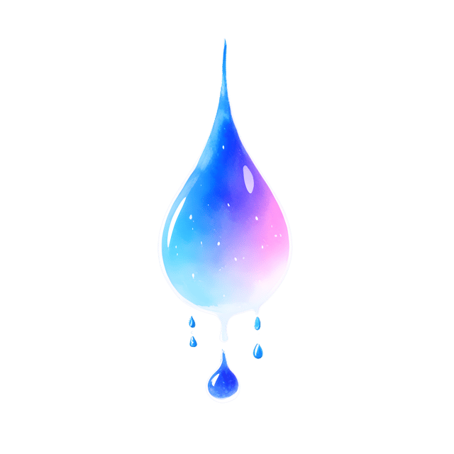 Free transparent PNG: Luminous Drops Transparent PNG Design for Ethereal Art and Decor
