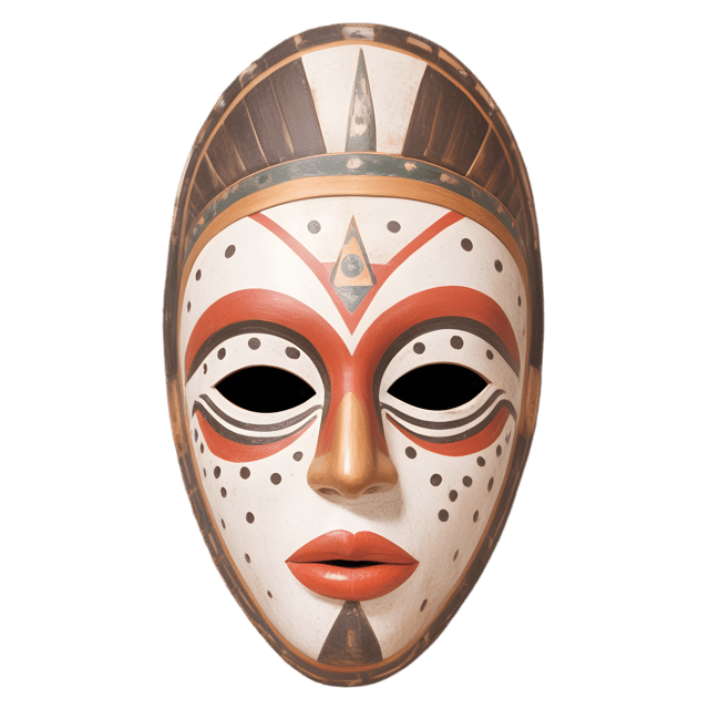 Free transparent PNG: African Mask PNG with Transparent Background for Art and Design